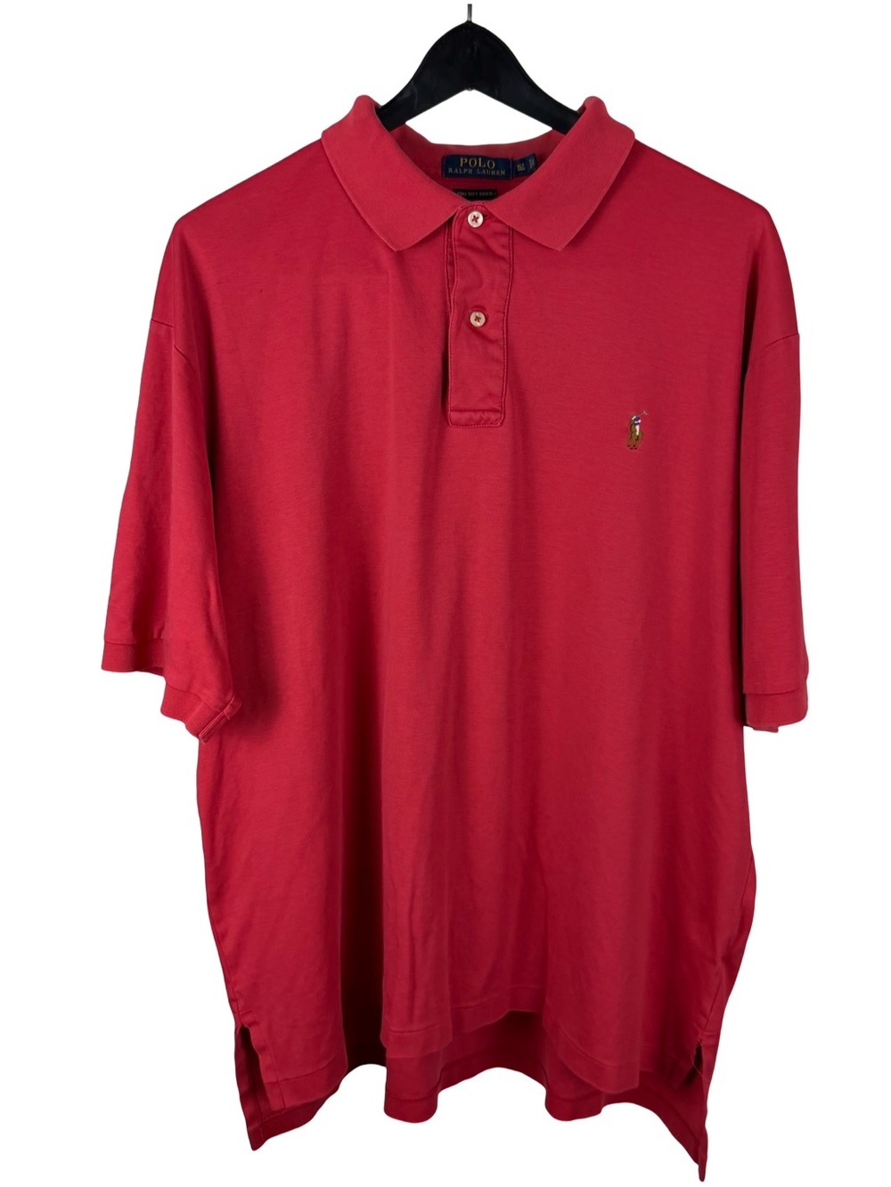 Mens Polo Ralph Lauren Small Pony Pima Soft 100% Cotton Polo Shirt Size XLT